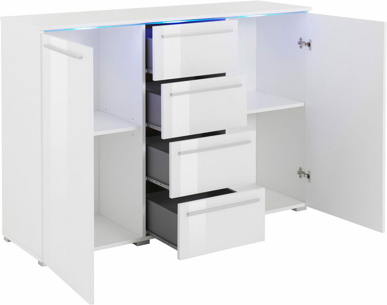 Komoda Alyce Typ 26 (biela vysoký lesk) *výpredaj