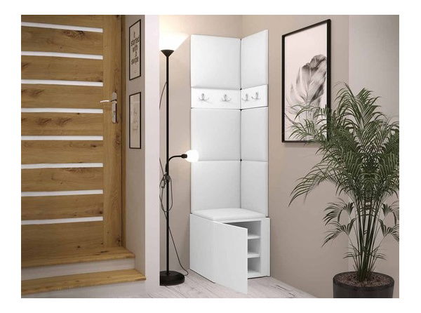 Mobilier hol Tovenaz XXI (stejar artisan + negru)