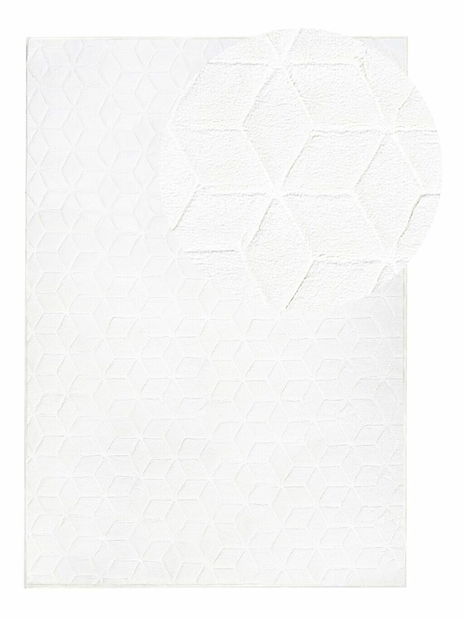Covor din blană artificială 160 x 230 cm Thae (alb)