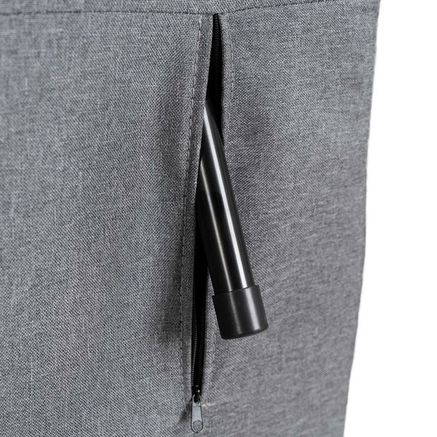 Fotoliu extensibil Motecacleta 2 (gri) 