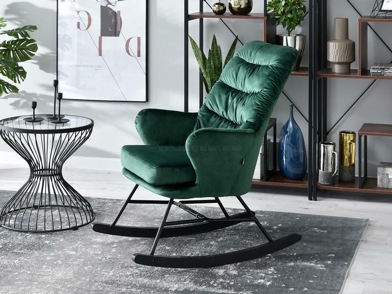 Fotoliu Lusil (verde + negru)