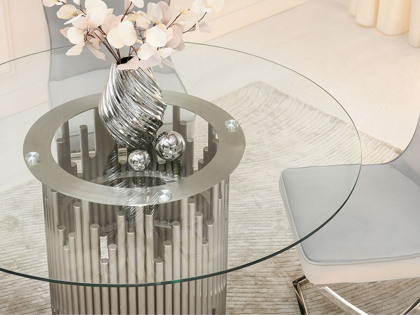 Jedálenský stôl Bufones (priehľadné)