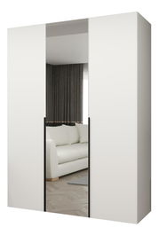 Ruhásszekrény 150 cm Alice 2 (fehér + fekete)