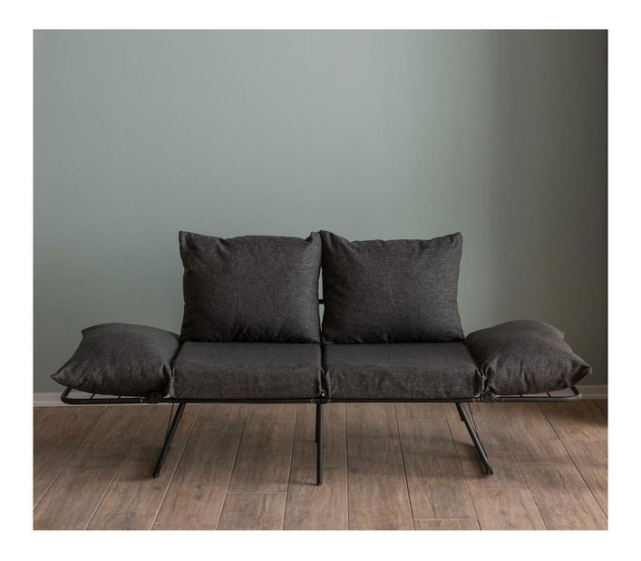 Canapea două locuri Verve 2 (Gri închis)