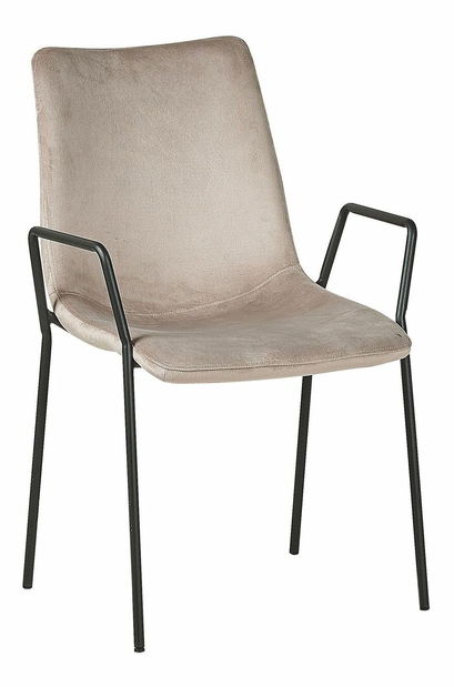 Set 2 buc. scaune sufragerie JERSO (gri maro)