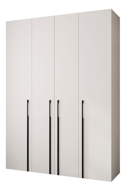 Dulap de haine 180 cm Carmela 50-3 (alb + Negru)