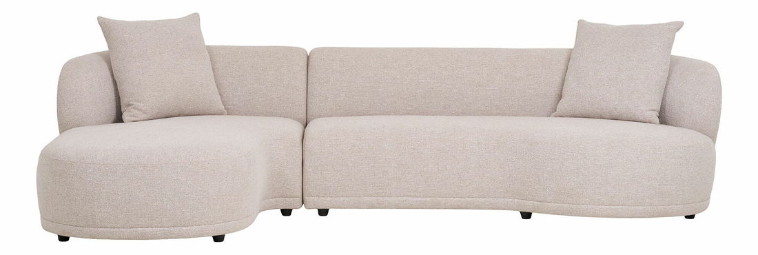 Rohová sedacia súprava (L) Kaveria (prírodná)