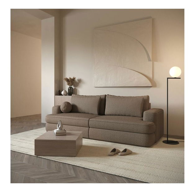 Háromszemélyes kanapé Mello (bézs + fekete) 