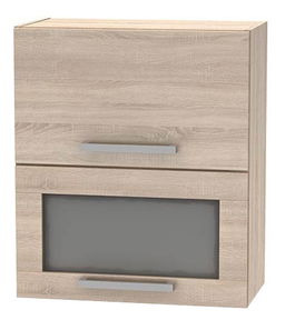 Gornji kuhinjski sklopivi ormarić sa staklom NOPL OH Tempo Kondela Noliana (hrast sonoma)