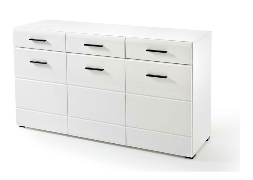 Comodă Lilith SB (Alb + Alb lucios)