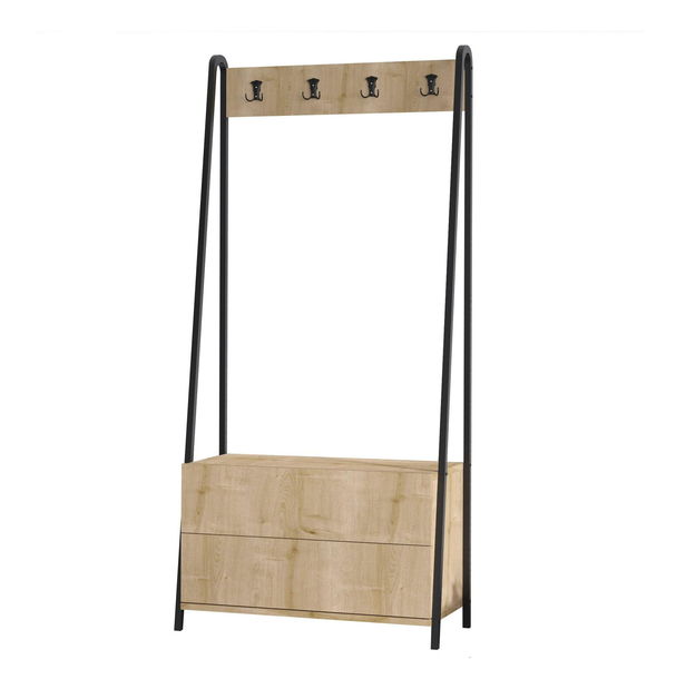 Predsieňová zostava Aliex 30 (orech + čierna)