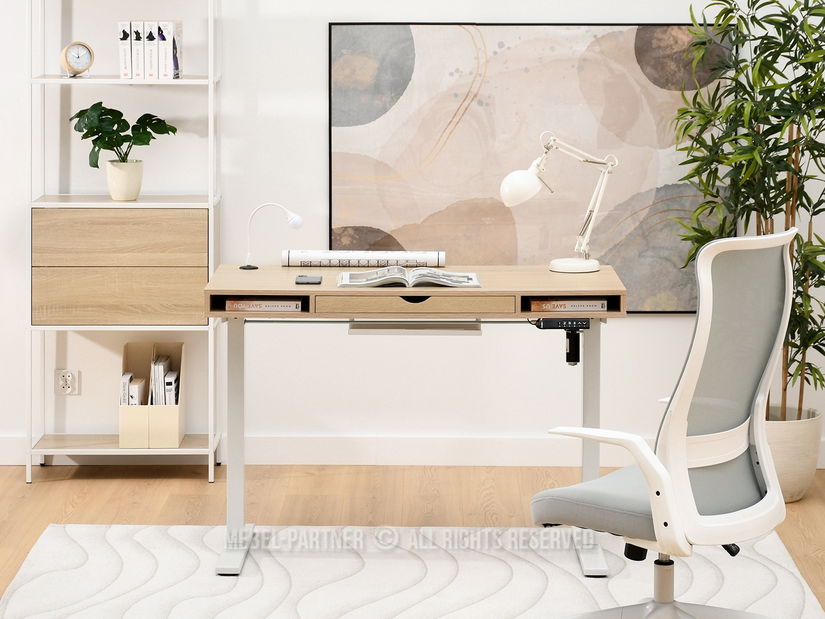 PC asztal Osto 120 (szonoma + fekete)