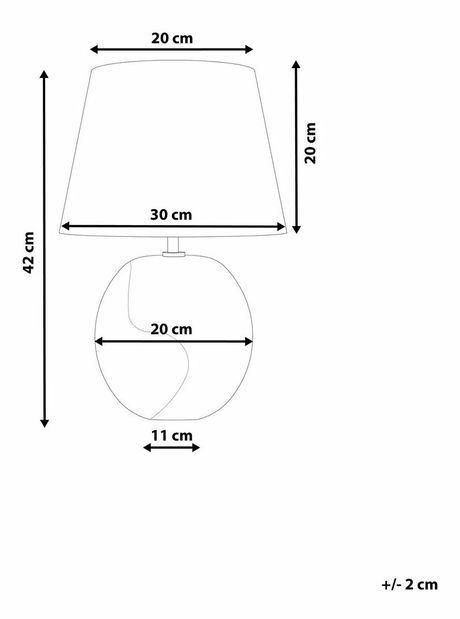 Asztali lámpa Argentia (grafit)