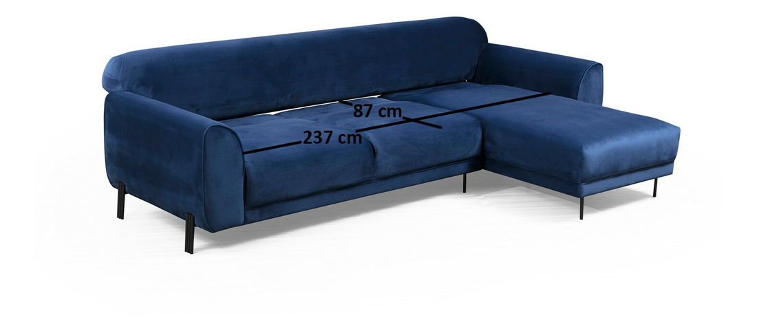 Colțar Imagetta (D) (albastru închis)