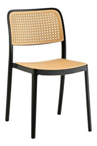 Blagovaonska stolica RAVIN (crna + bež)