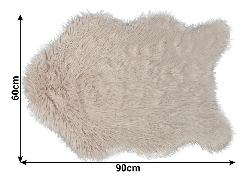 Umelá kožušina Rarea New (béžová) *výpredaj