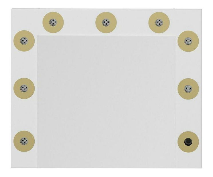 Sminktükör Kanabo (fehér) (LED világítással)