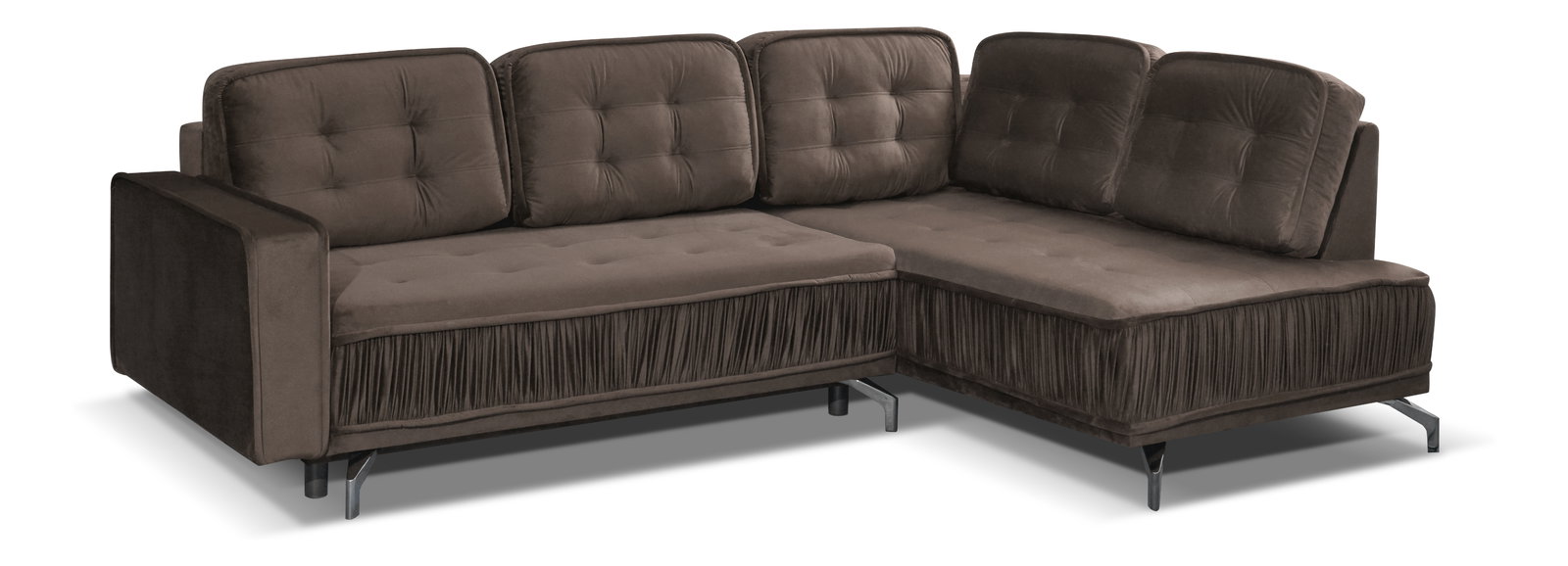 Kutna garnitura- Variana (smeđa) (D)