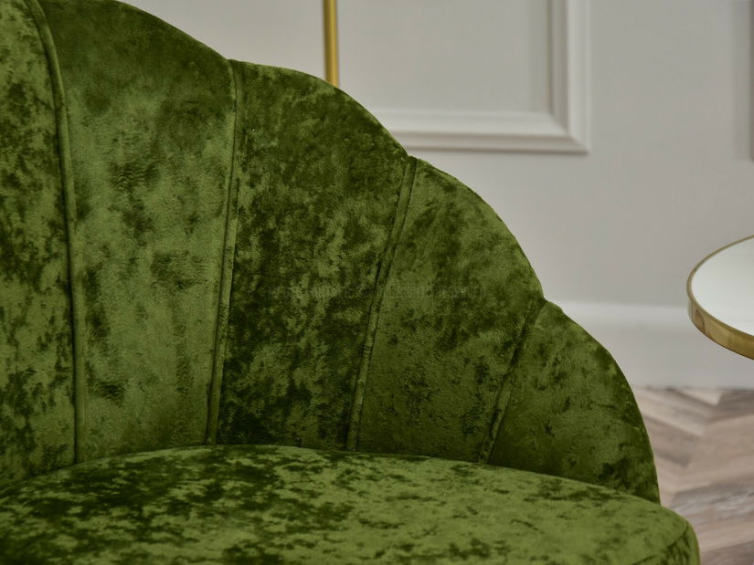 Fotoliu relax Leezare (verde + auriu)