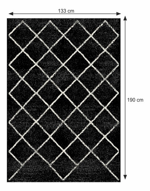 Koberec Matt Black 4 (čierna)