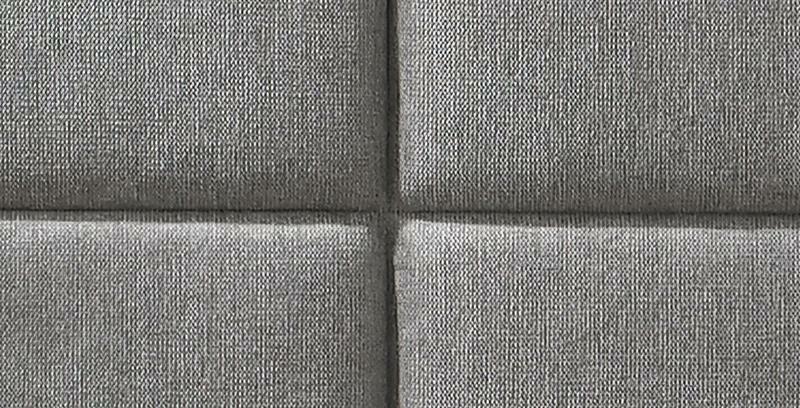 Franciaágy 160 cm Lavinto (szürke) (ágyráccsal)