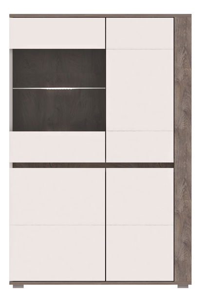 Vitrină 144 cm Amos (cu iluminat)