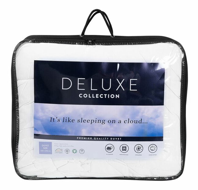 Prikrývka 135x200 cm RIJEKA (bavlna) (biela)