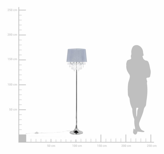 Lampă Evandale (gri deschis)