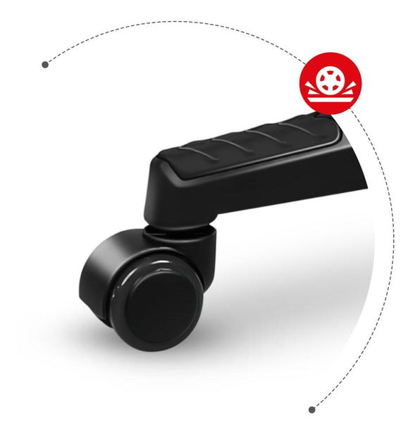 Fotoliu gaming Fusion 4.4 (negru + multicolor) (cu iluminat LED)