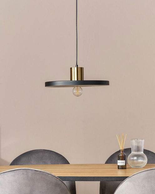 Függesztett lámpa Beth (fekete)