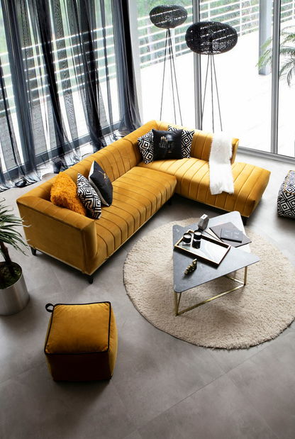 Kutna garnitura Bellaca (boja senfa)