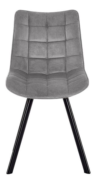 Set 3 buc scaune sufragerie KA 332 (Gri + Negru) 