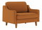 Kreslo Robia L (karamelová + orech)