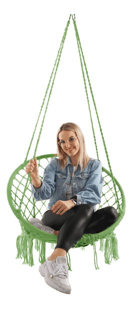 Felakasztható hintafotel Amari (zöld)