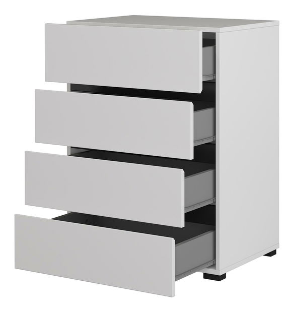 Komoda Crossroad W27 (crna + bijela)