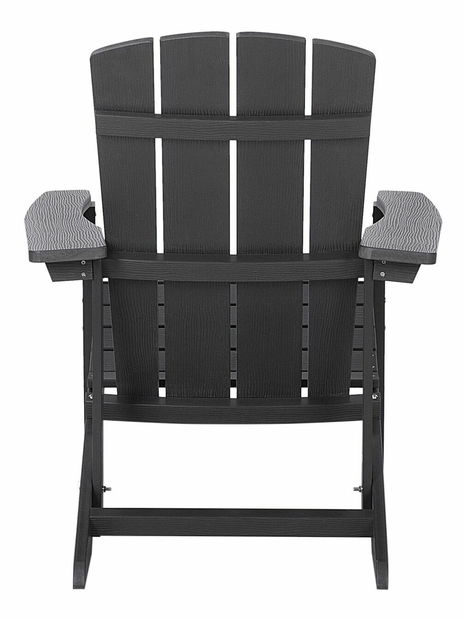 Záhradná stolička Adack (tmavosivá)