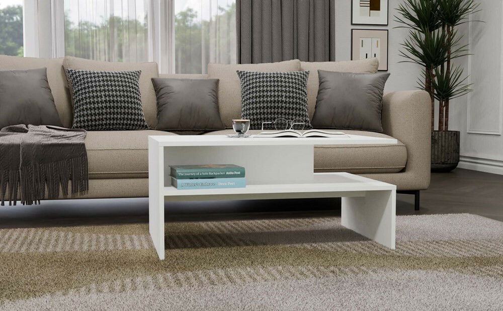 Konferenčný stolík Bolivar 1 (biela)