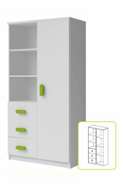 Policová skriňa Svanla Typ 5