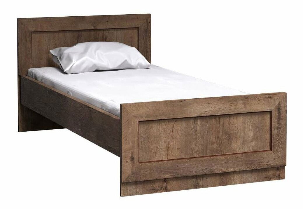Jednolôžková posteľ 90 cm Titanus 21 (dub lefkas)