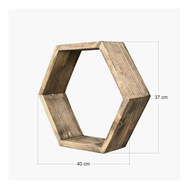 Set polica (6 kom.) Baboma 23 (orah)