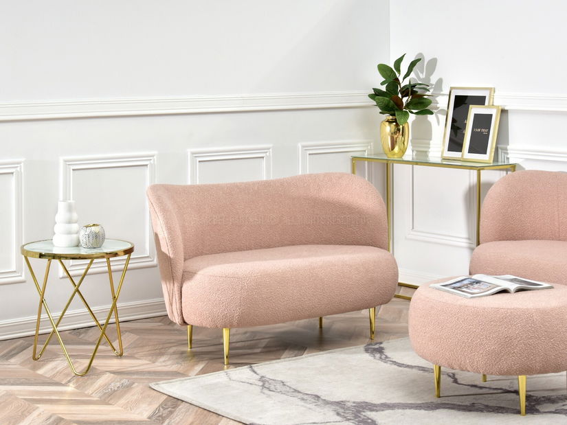 Kétszemélyes kanapé Cadmio 2 (arany)