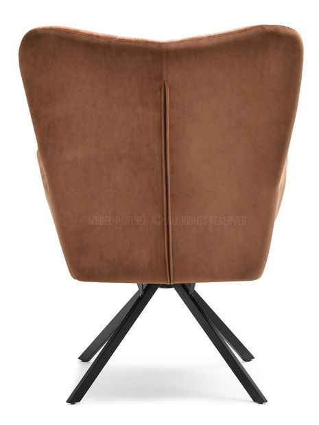 Kreslo Kikino X (medená + čierna)