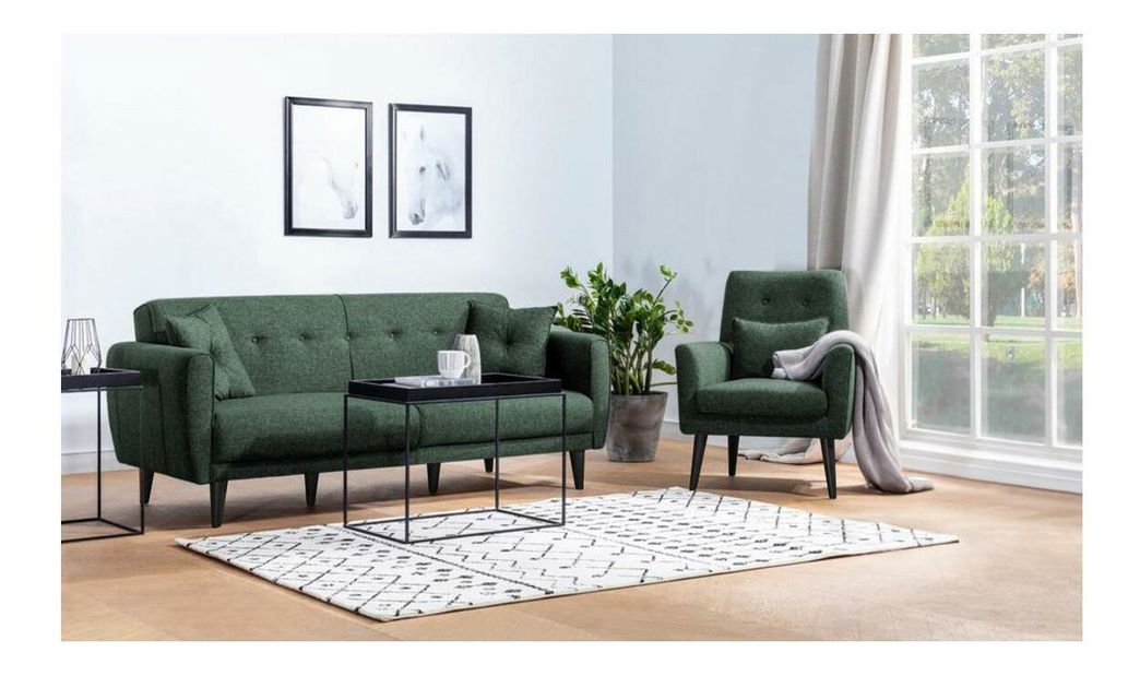 Ülőgarnitúra Aryanna (zöld)