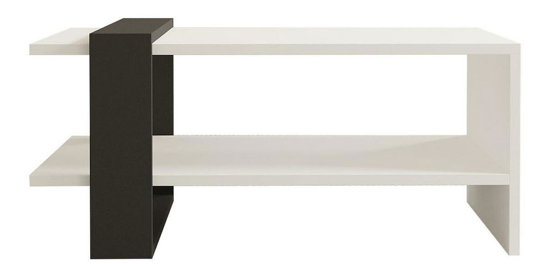Konferenčný stolík Falck 1 (antracit + biela)