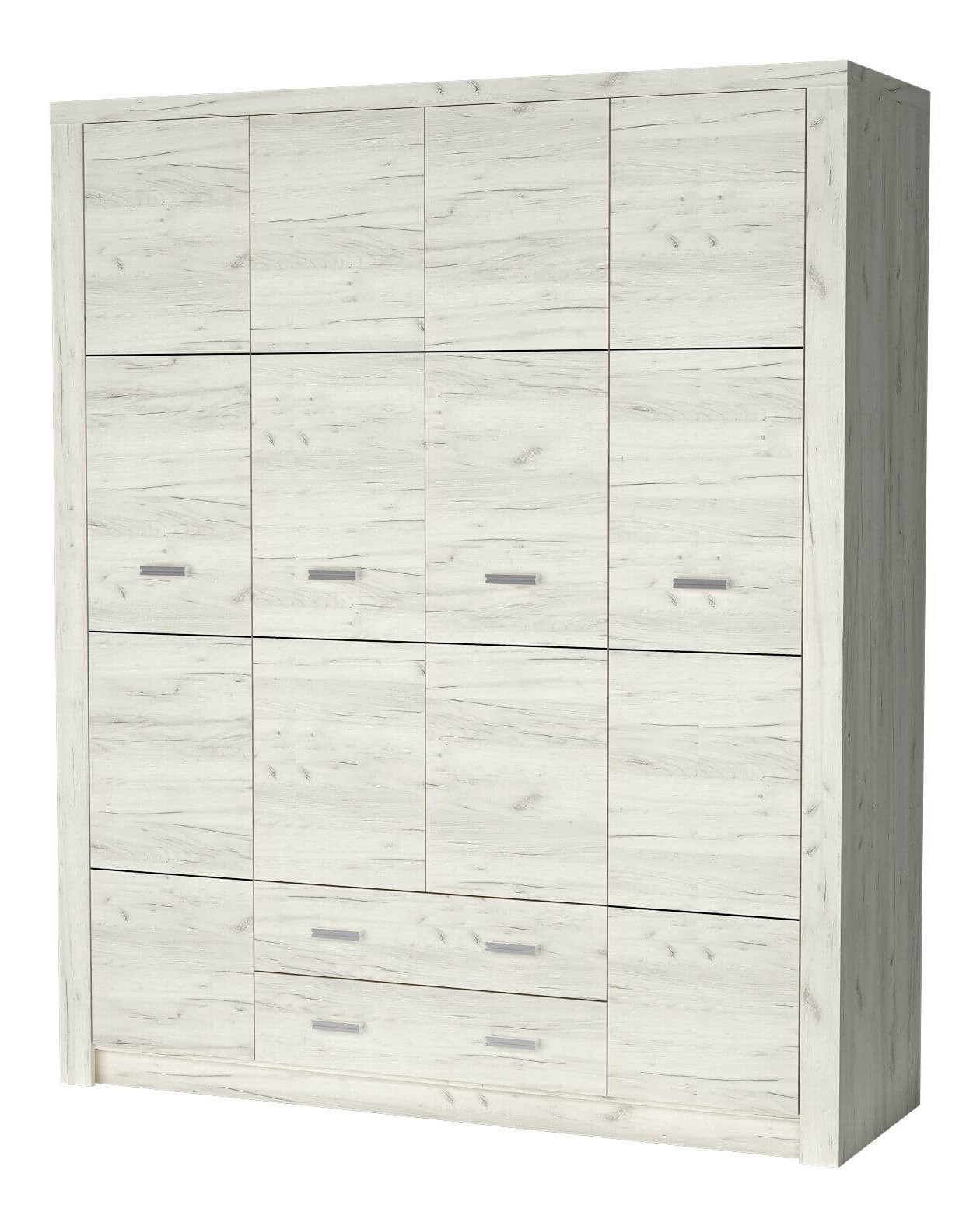 Dulap de haine Indie 18 (craft alb)