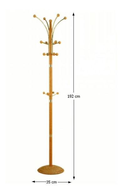 Vješalica Hubort 83490-BR (joha + krom)