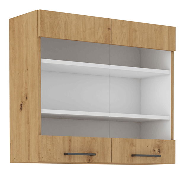 Dulap superior de bucătărie Meriel 80 GS-72 2F (stejar artisan)