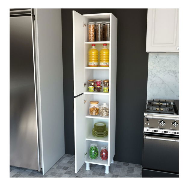 Ormar s policama Mitevu 4 (bijela)