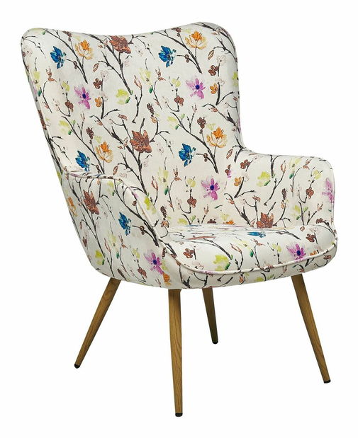 Kreslo s taburetkou Vince (viacfarebná) 