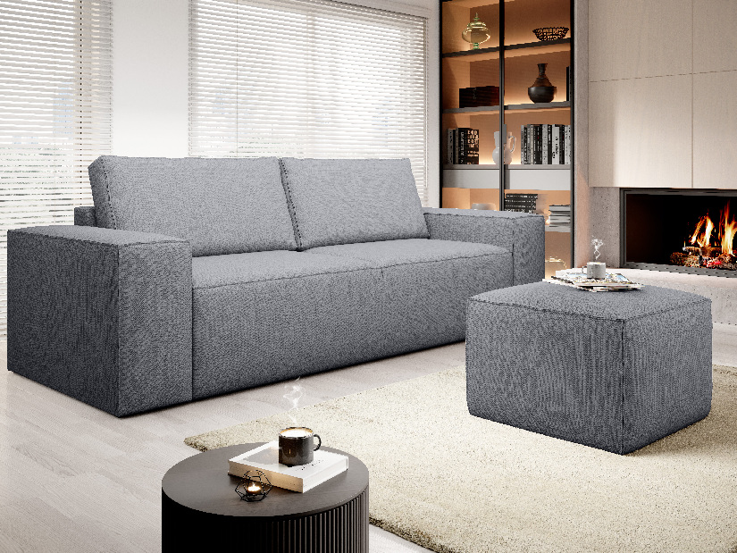 Sofa Shala 100 (mentol) (s tabureom)